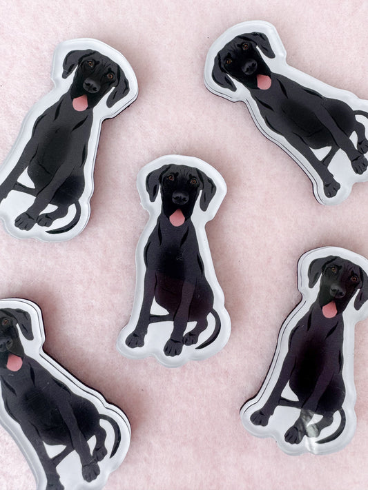 Great Dane (black) Magnet