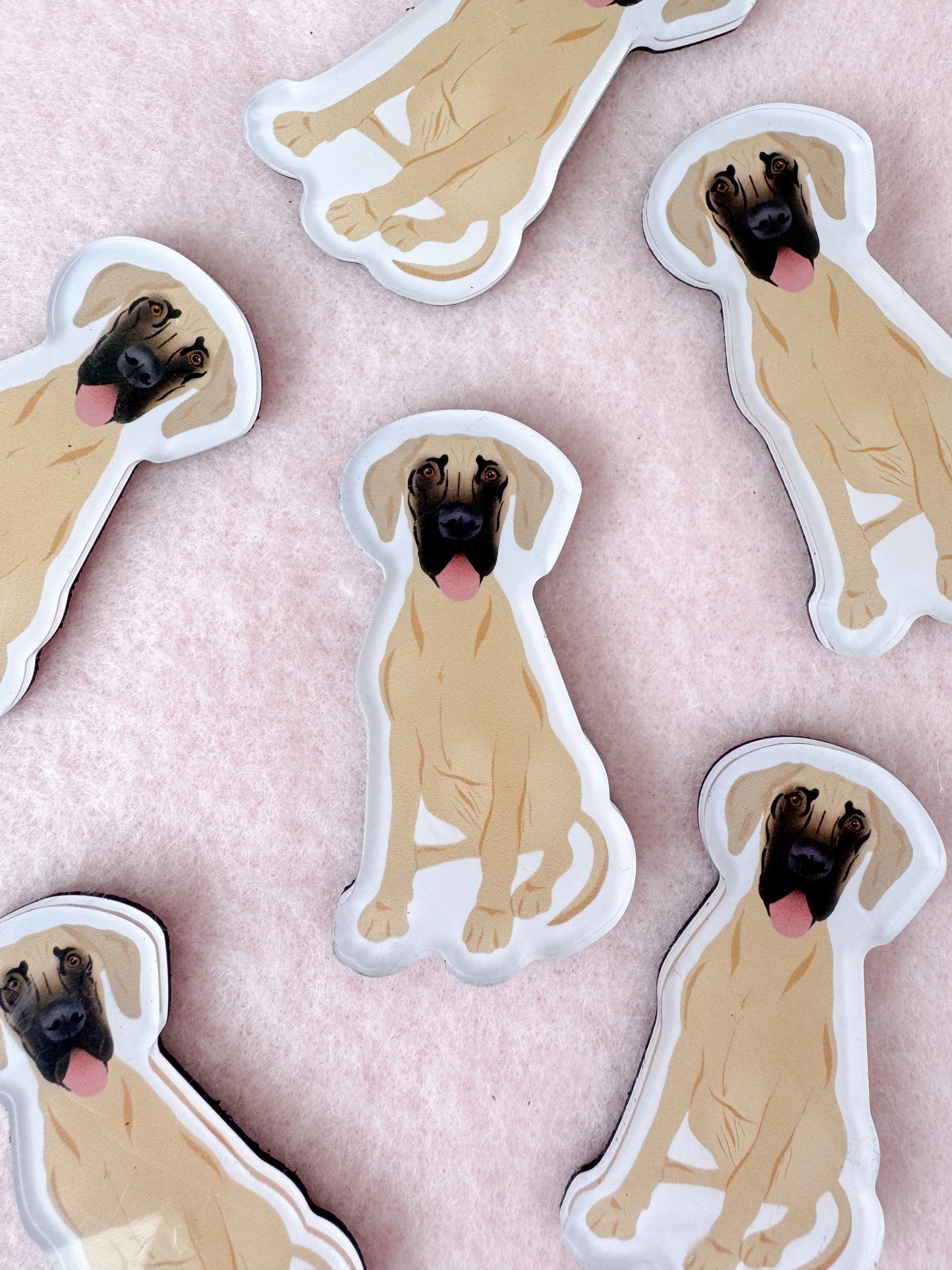 Great Dane (tan) Magnet