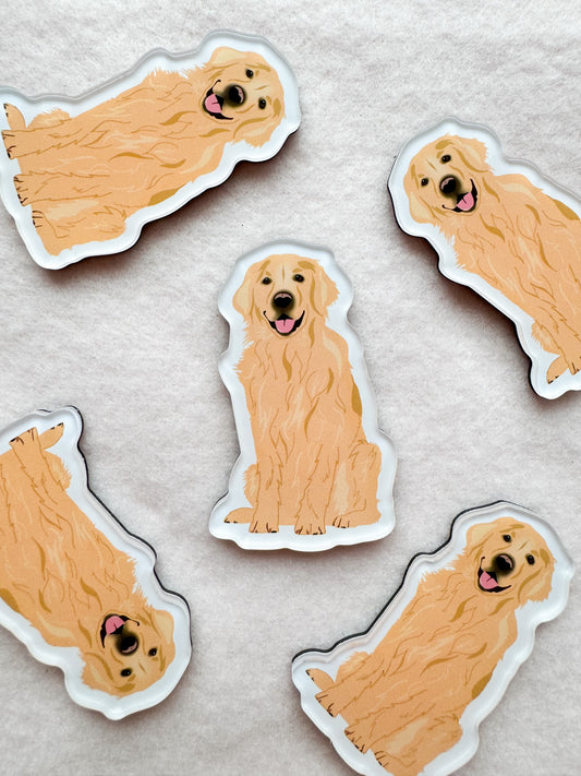 Golden Retriever Magnet