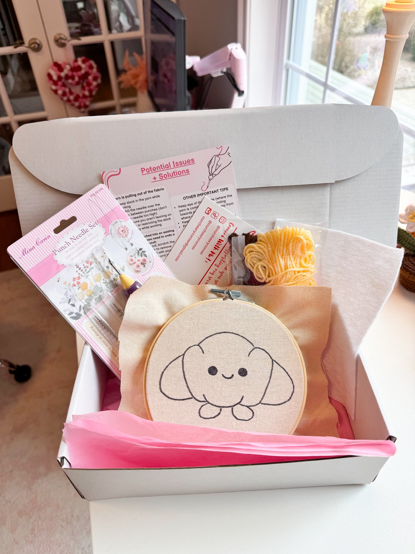 Croissant Punch Needle Kit