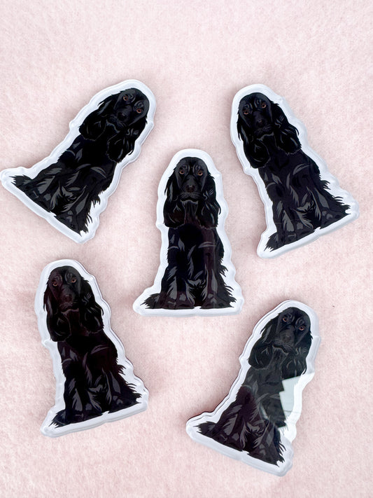 English Cocker Spaniel (black) Magnet
