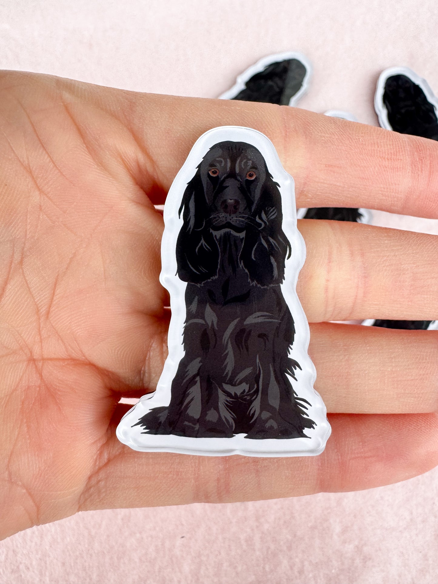 English Cocker Spaniel (black) Magnet
