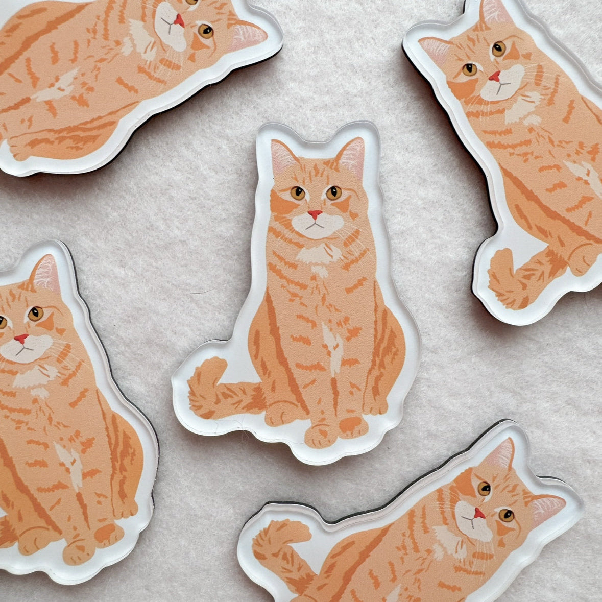 Orange Tabby Magnet