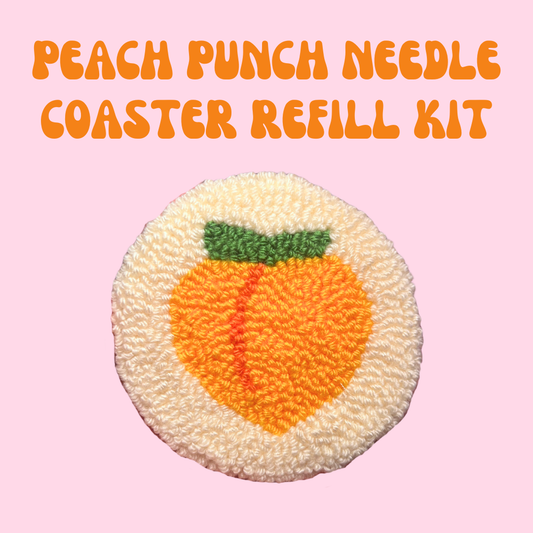 Peach Coaster Punch Needle Refill Kit