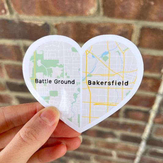 Heart Shaped Location Sticker