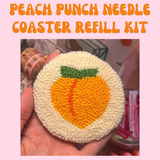 Peach Coaster Punch Needle Refill Kit